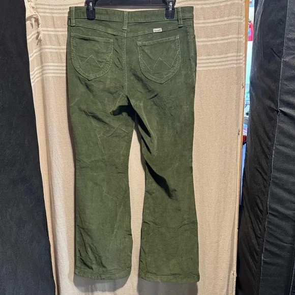 Wrangler Forest Green Women's Flare Jeans - Picture 4 of 7